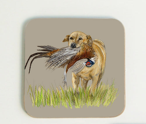 Golden Labrador Coaster