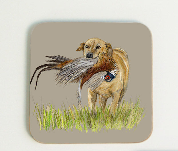 Golden Labrador Coaster