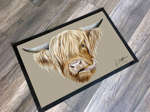 Highland Cow Floor Mat