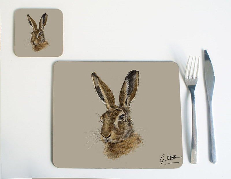 Hares Head Placemat