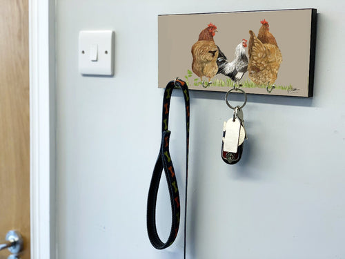 Trio of Hens Key Holder
