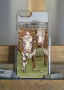 Hereford Cattle Phone Case