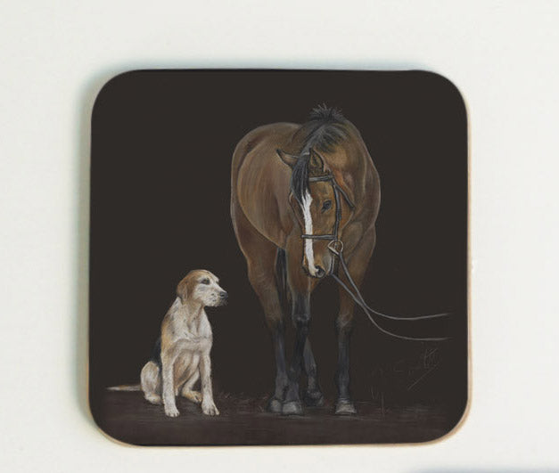 Horse and Hound Coaster