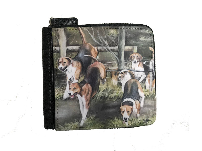 Hounds Hunting Small Luxury Purse