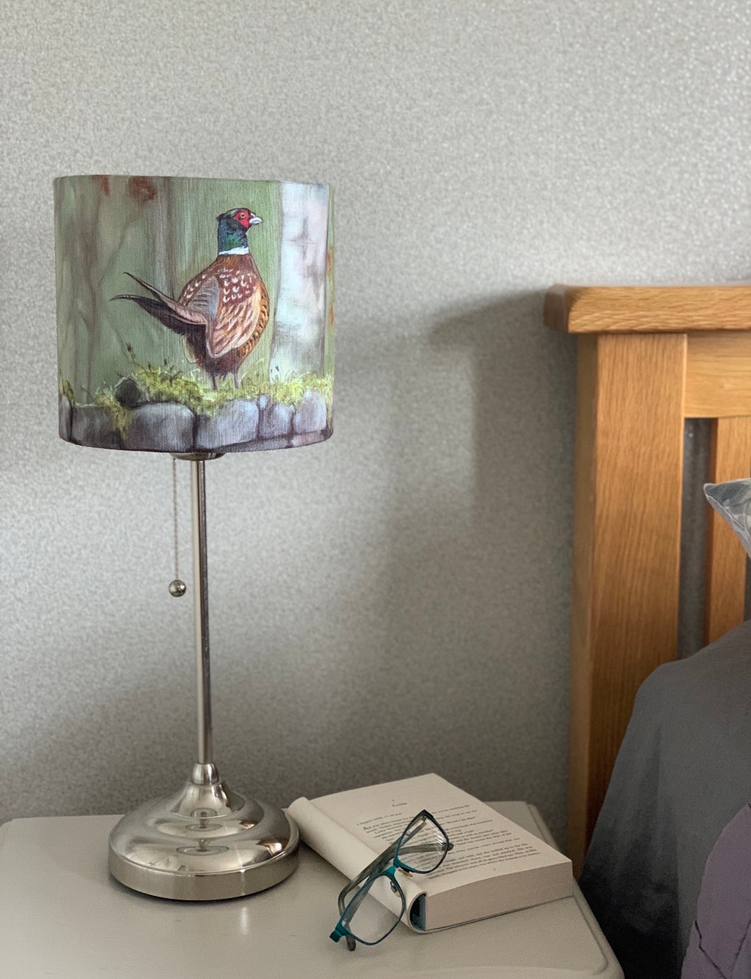 Pheasant On Wall Lampshade