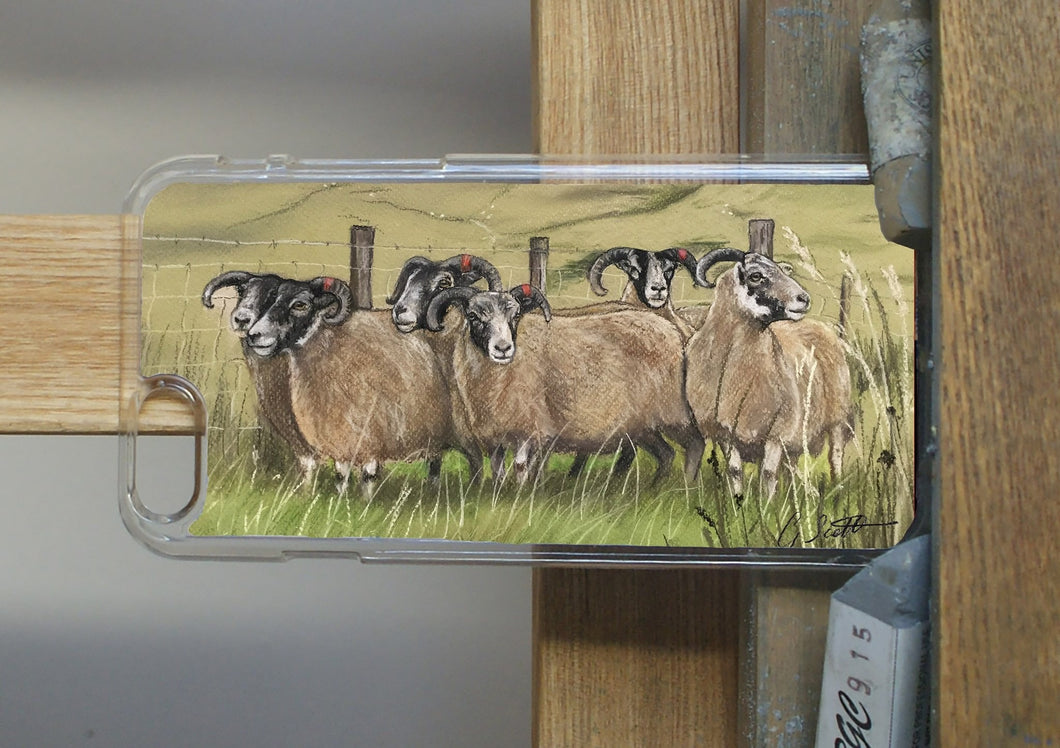 Flock Of Sheep Phone Case