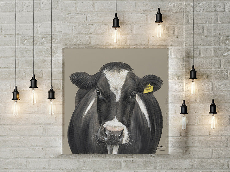 Friesian Cow Limited Edition Canvas Print