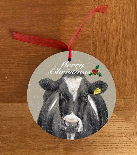 Friesian Cow Hanging Decoration