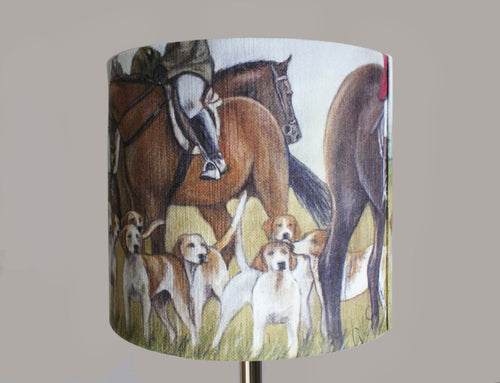 Hunting Scene Lampshade