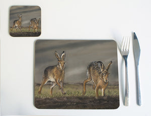 Hares Running Placemat