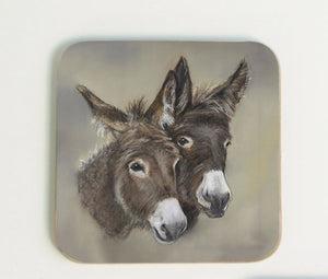 Pair of Donkeys Coaster