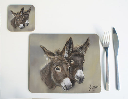 Two Donkeys Placemat