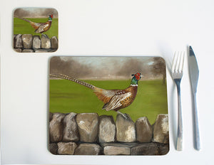 Pheasant on Wall Placemat