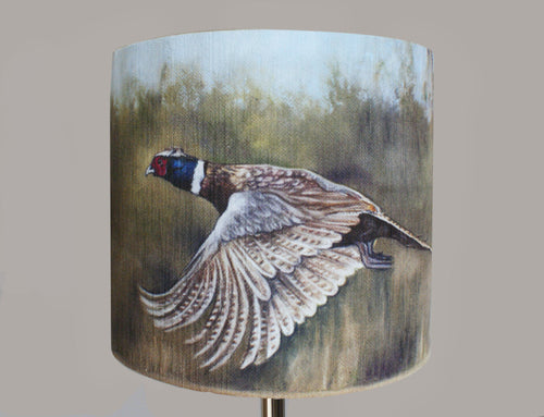 Pheasant Flying Lampshade