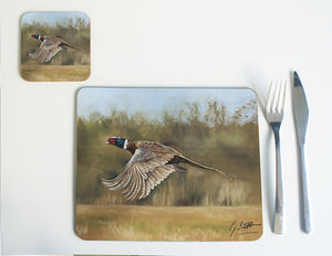 Pheasant Flying Placemat