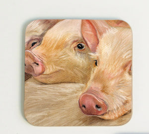 Trio of Pigs Coaster