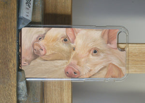 Trio Of Pigs Phone Case