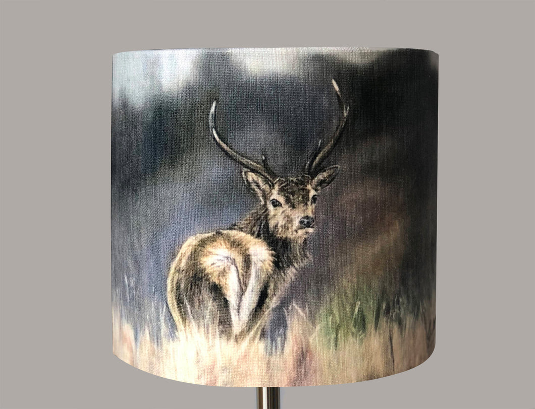 Stag in Woods Lampshade