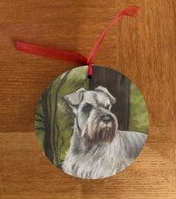 Schnauzers Head Christmas Hanging Decoration