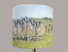 Sheep with Collie Lampshade