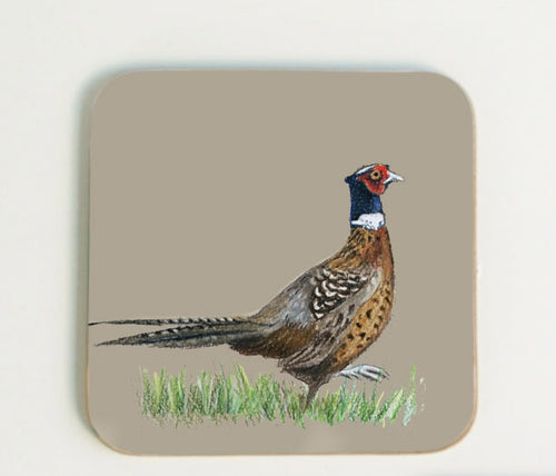 Single Pheasant Coaster