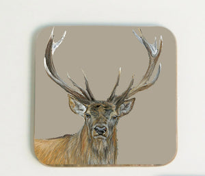 Stag Head Coaster