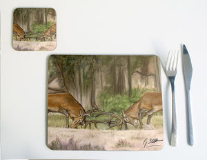 Stags Fighting Placemat