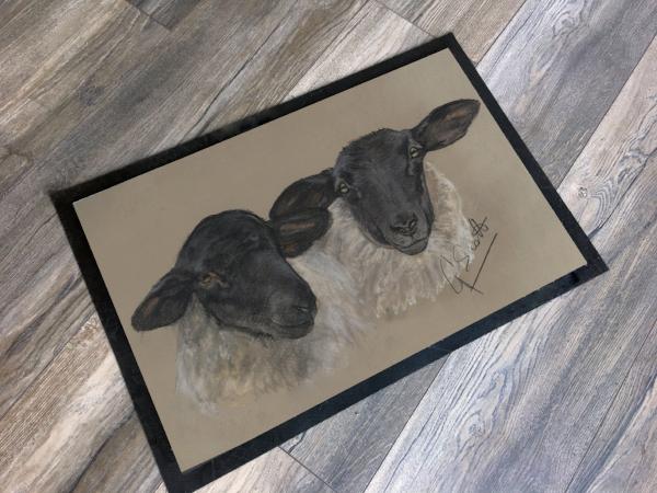 Suffolk Sheep Floor Mat