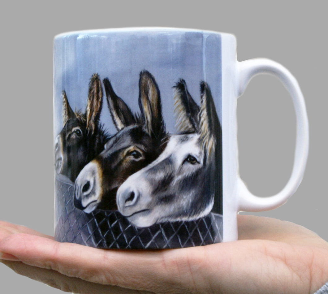 Trio of Donkeys Mug