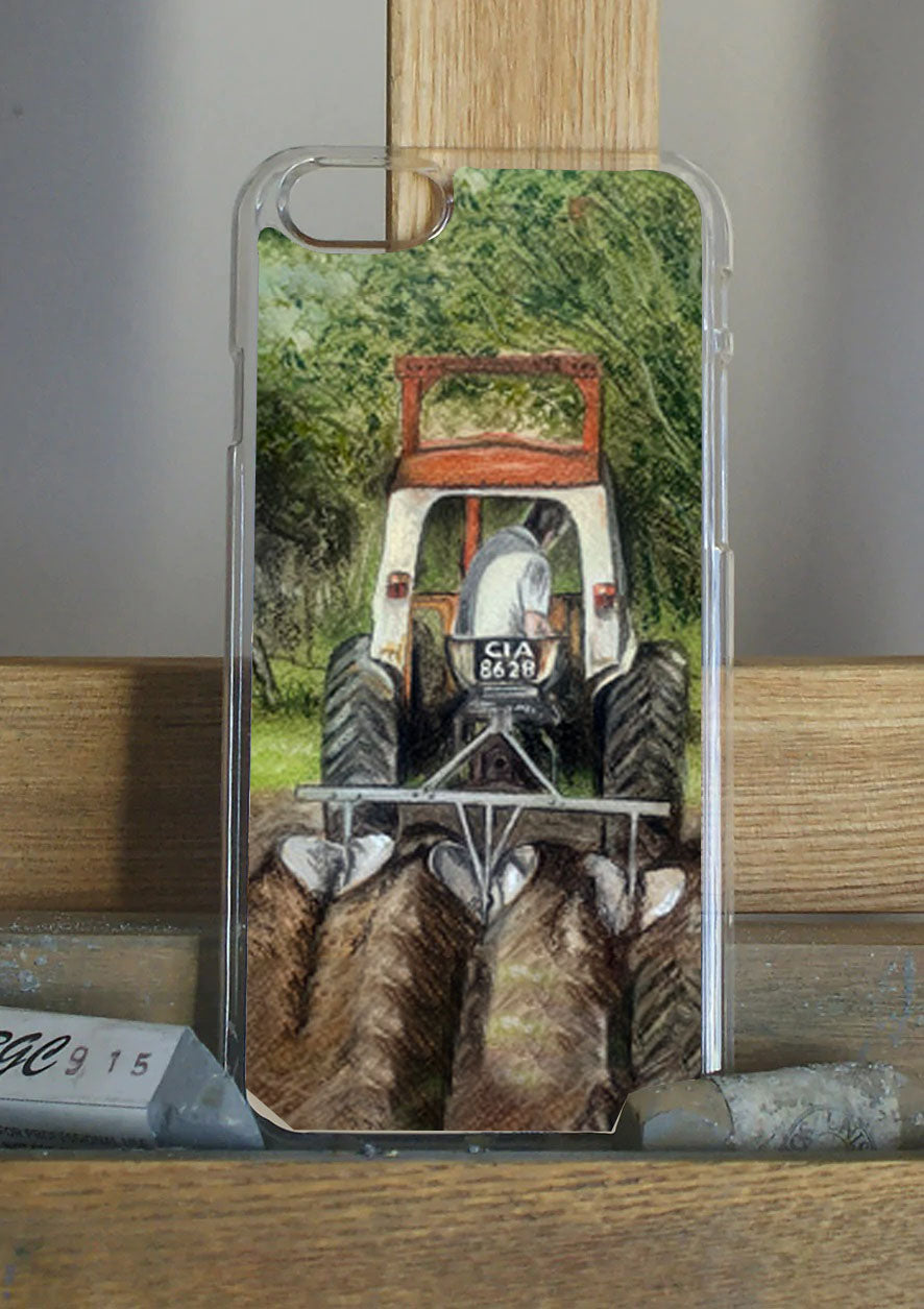 Tractor Ploughing Phone Case