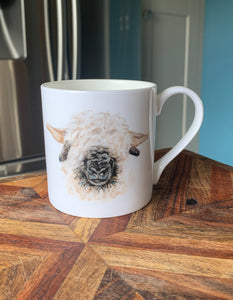 Valais Sheep Bone China Mug